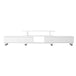 Buy Artiss TV Cabinet Entertainment Unit Stand Wooden 160CM To 220CM Lowline Storage Drawers White discounted | Products On Sale Australia