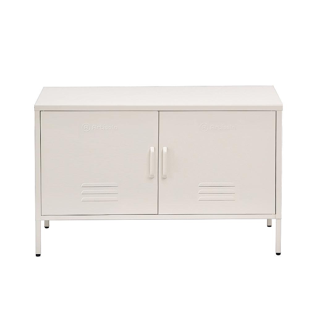 Buy ArtissIn Buffet Sideboard Metal Cabinet - BASE White discounted | Products On Sale Australia