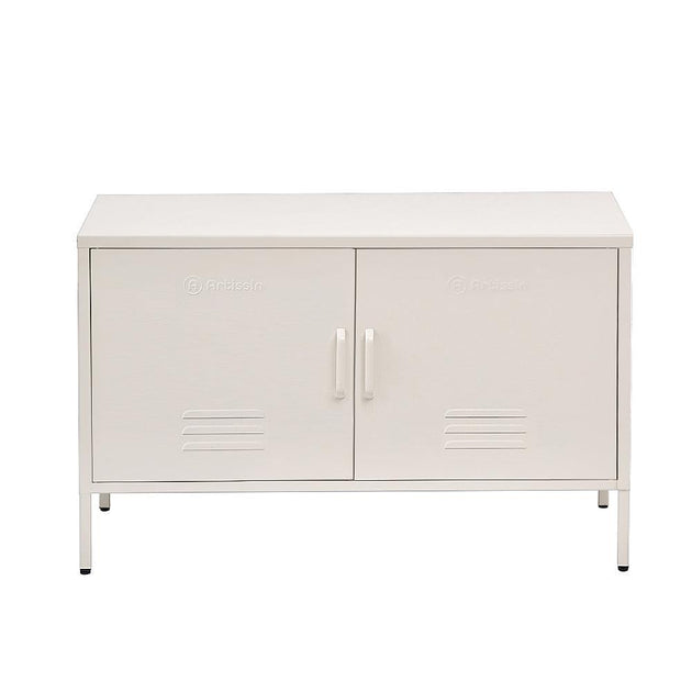 Buy ArtissIn Buffet Sideboard Metal Cabinet - BASE White discounted | Products On Sale Australia