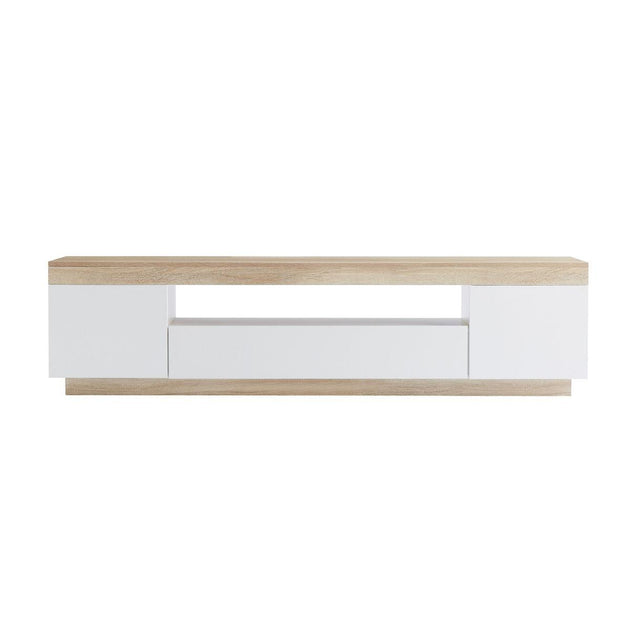 Buy Ashley Coastal White Wooden TV Cabinet Entertainment UniT discounted | Products On Sale Australia