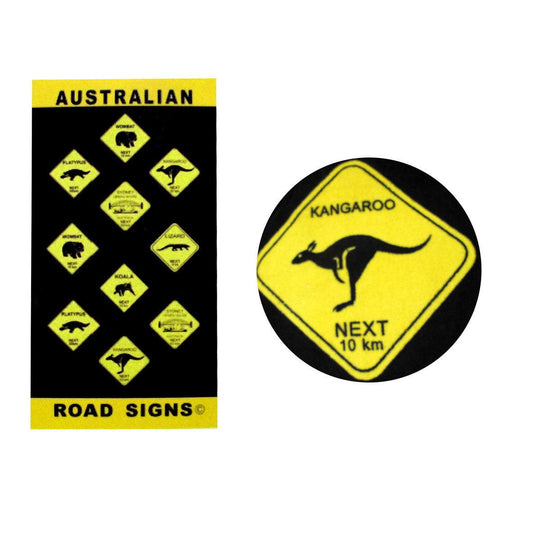 Buy Aussie Road Signs Cotton Beach Towel 75 x 150 cm discounted | Products On Sale Australia