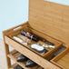 Buy Bamboo Shoe Bench Drawers Lift Top discounted | Products On Sale Australia