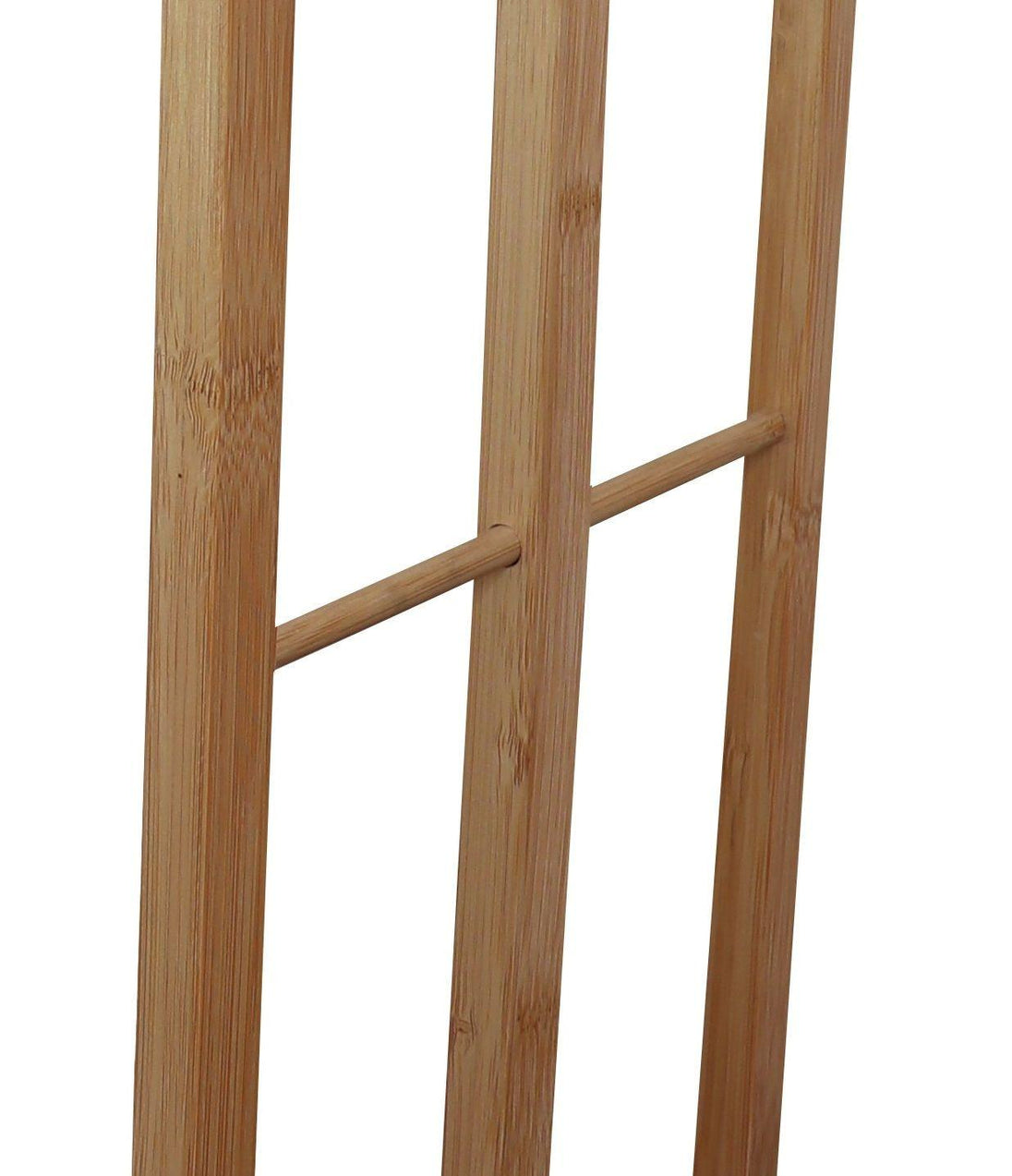 Buy Bamboo Towel Bar Holder Rack 3-Tier Freestanding for Bathroom and Bedroom discounted | Products On Sale Australia