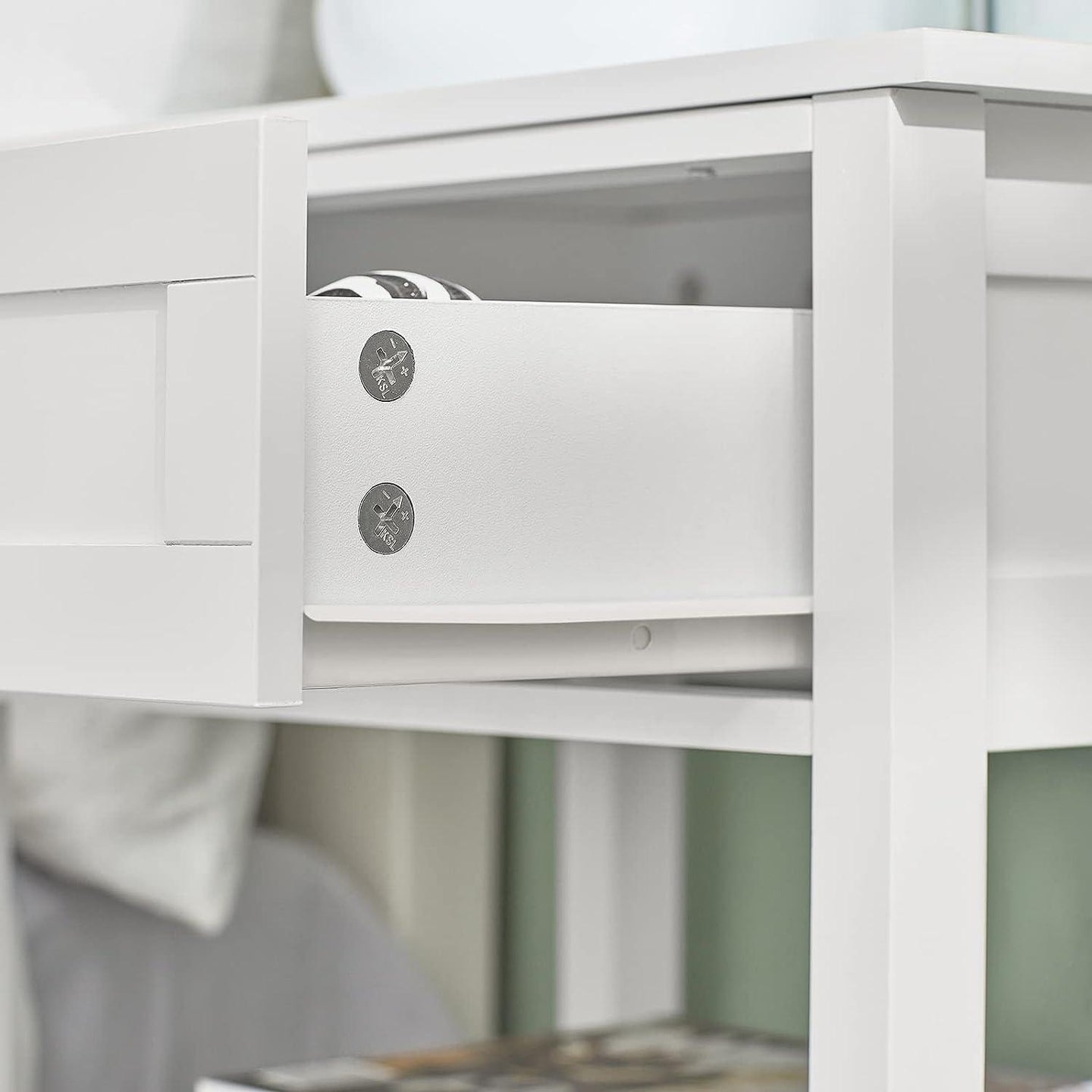 Buy Bedside Table with Drawer Shelves discounted | Products On Sale Australia