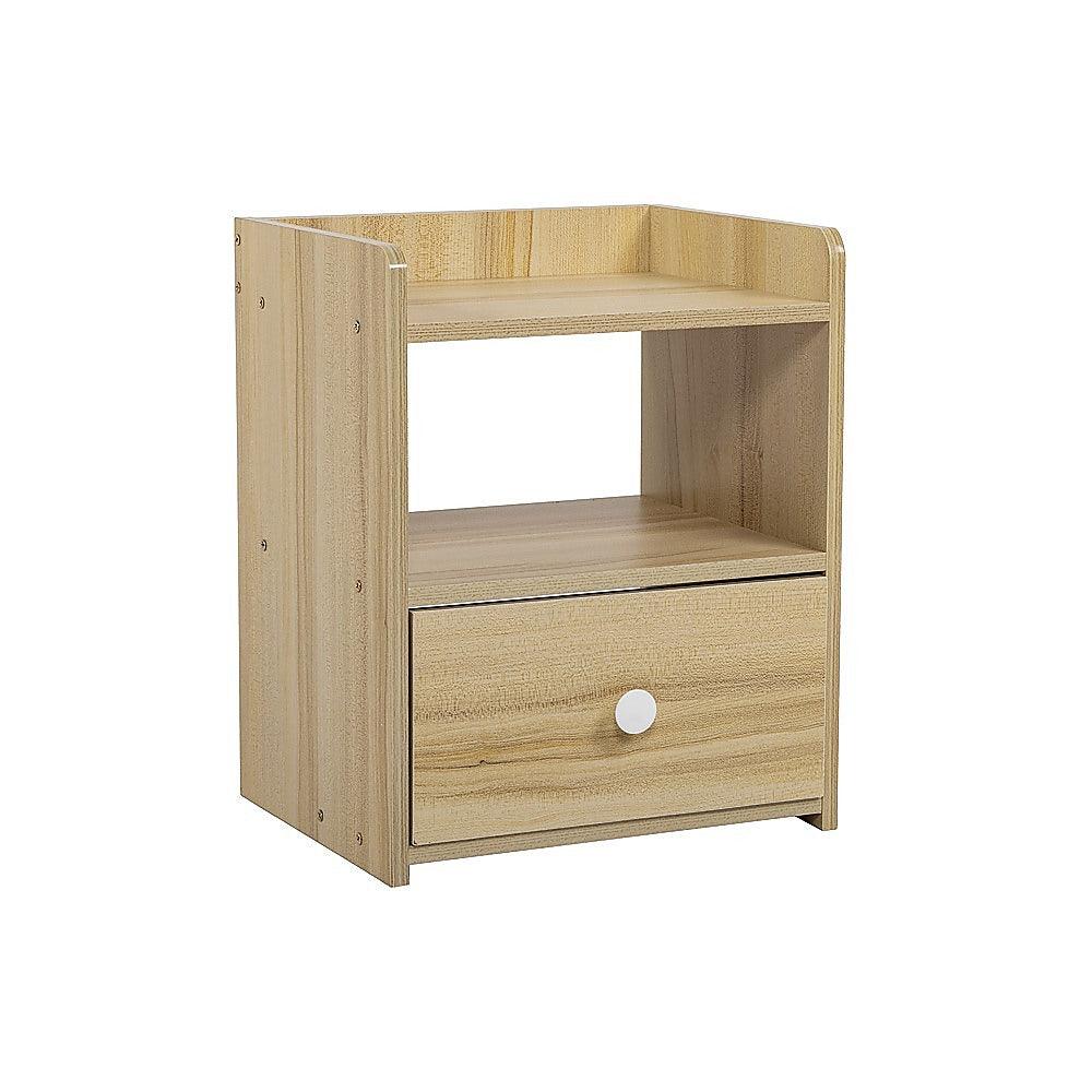 Buy Bedside Tables Drawers Side Table Bedroom Furniture Nightstand Wood Unit discounted | Products On Sale Australia