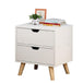 Buy Bedside Tables Drawers Side Table Nightstand White Storage Cabinet Wood discounted | Products On Sale Australia