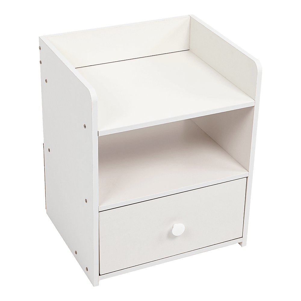 Buy Bedside Tables Side Table Nightstand Storage Drawer Shelf Bedroom discounted | Products On Sale Australia