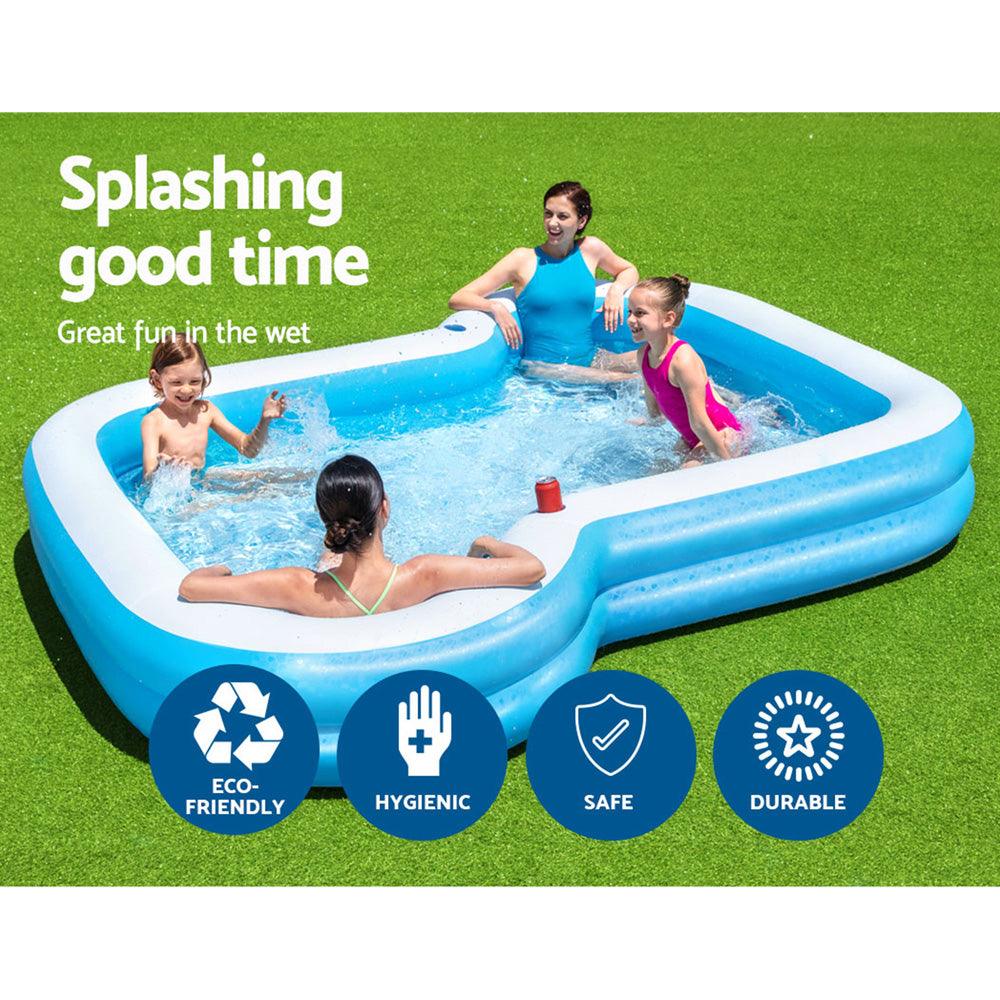 Buy Bestway Kids Pool 305x274x46cm Inflatable Above Ground Swimming Pools 1207L discounted | Products On Sale Australia