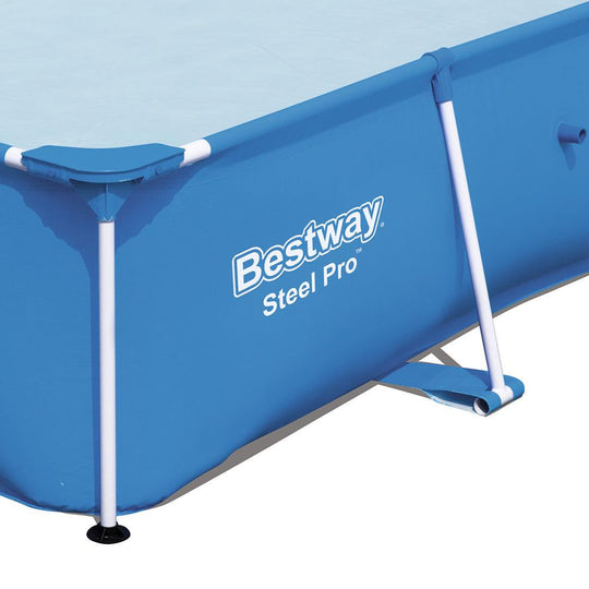 Buy Bestway Swimming Pool 259x170x61cm Steel Frame Above Ground Pools 2300L discounted | Products On Sale Australia