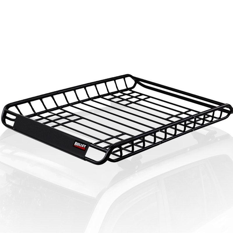 Buy BULLET Universal Roof Rack Basket - Car Luggage Carrier Steel Cage Vehicle Cargo discounted | Products On Sale Australia