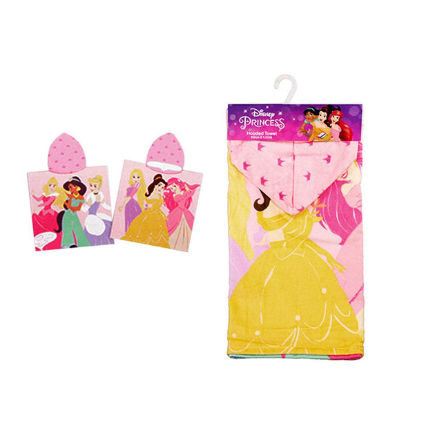 Buy Caprice Princesses Pink Cotton Hooded Licensed Towel 60 x 120 cm discounted | Products On Sale Australia