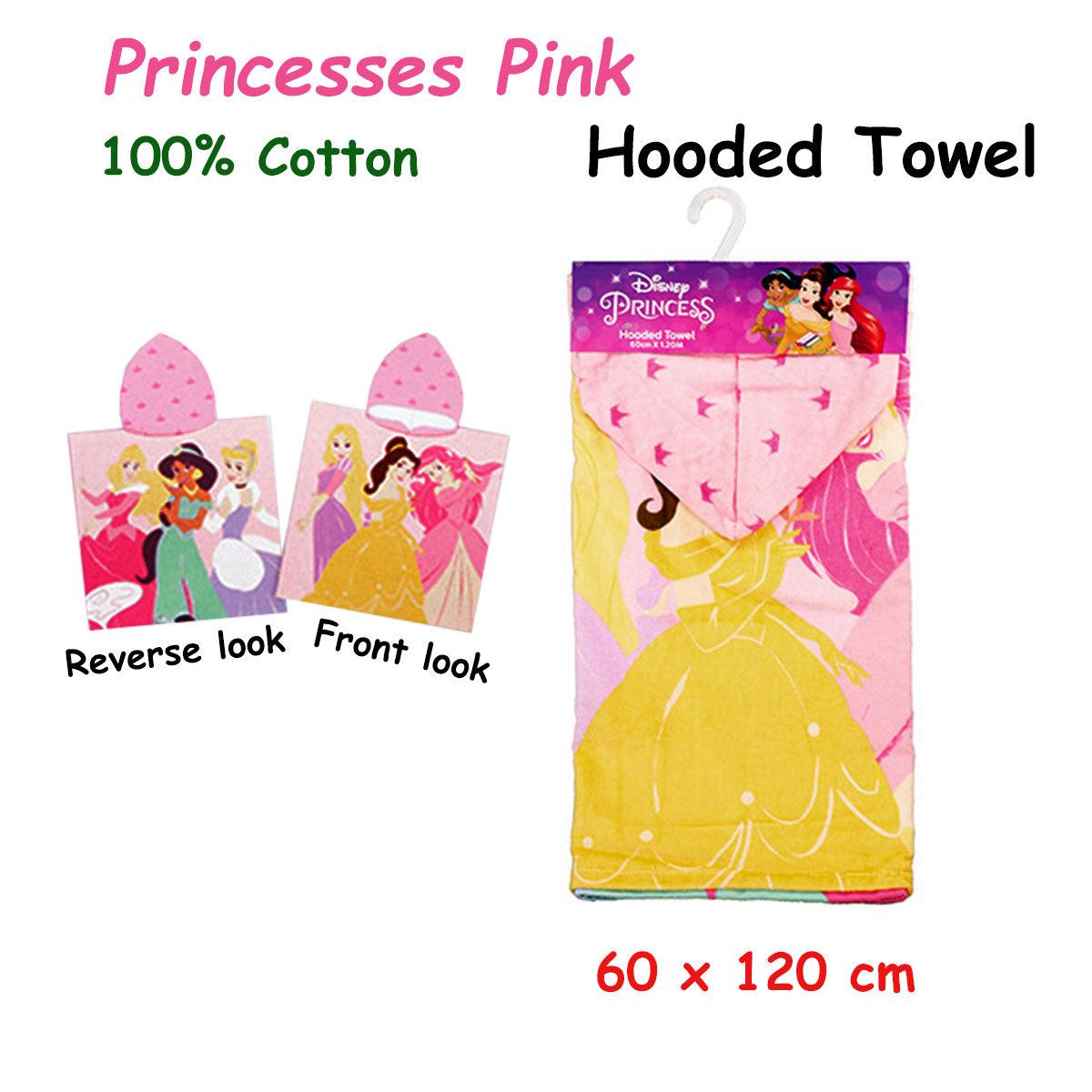 Buy Caprice Princesses Pink Cotton Hooded Licensed Towel 60 x 120 cm discounted | Products On Sale Australia