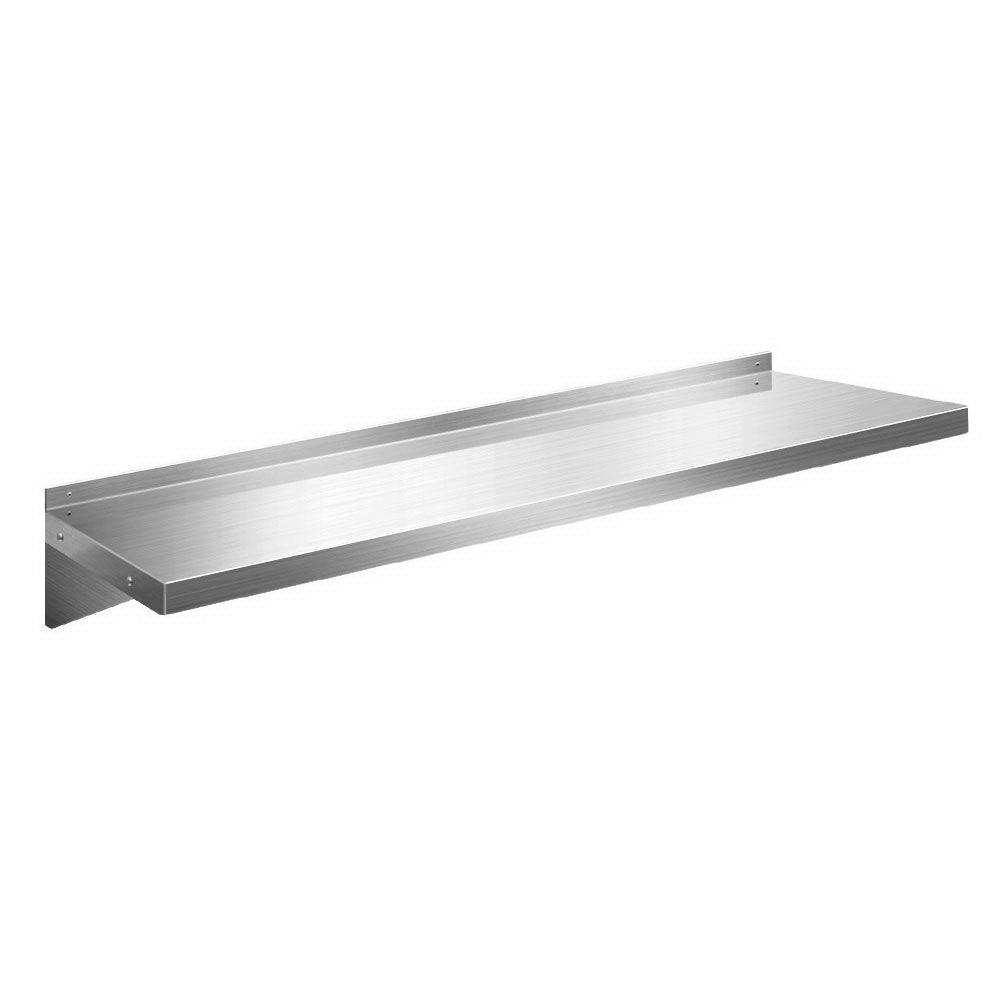 Buy Cefito 1200mm Stainless Steel Kitchen Wall Shelf Mounted Rack discounted | Products On Sale Australia