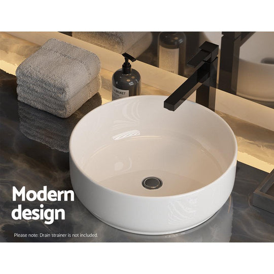 Buy Cefito Bathroom Basin Ceramic Vanity Sink Hand Wash Bowl 35x12cm discounted | Products On Sale Australia