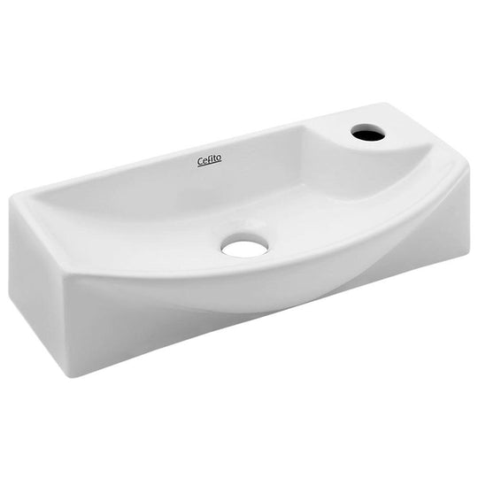 Buy Cefito Bathroom Basin Ceramic Vanity Sink Hand Wash Bowl 45x23cm discounted | Products On Sale Australia