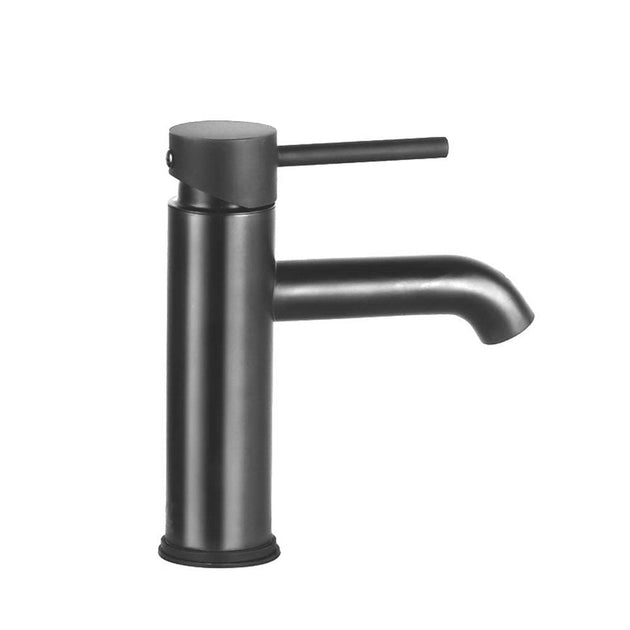 Buy Cefito Bathroom Basin Mixer Tap Round Brass Faucet Vanity Laundry Black discounted | Products On Sale Australia