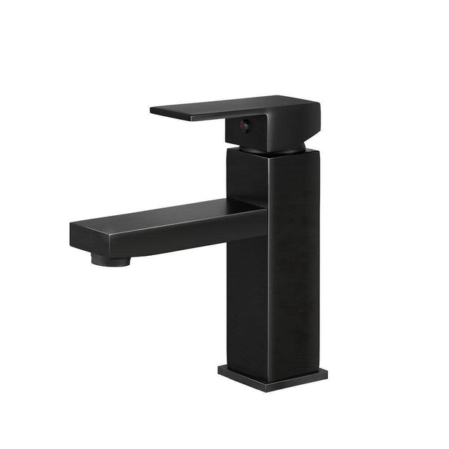 Buy Cefito Bathroom Basin Mixer Tap Square Faucet Vanity Laundry Black discounted | Products On Sale Australia