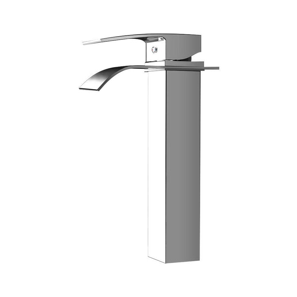 Buy Cefito Bathroom Basin Mixer Tap Thin Tall Faucet Vanity Laundry Black discounted | Products On Sale Australia