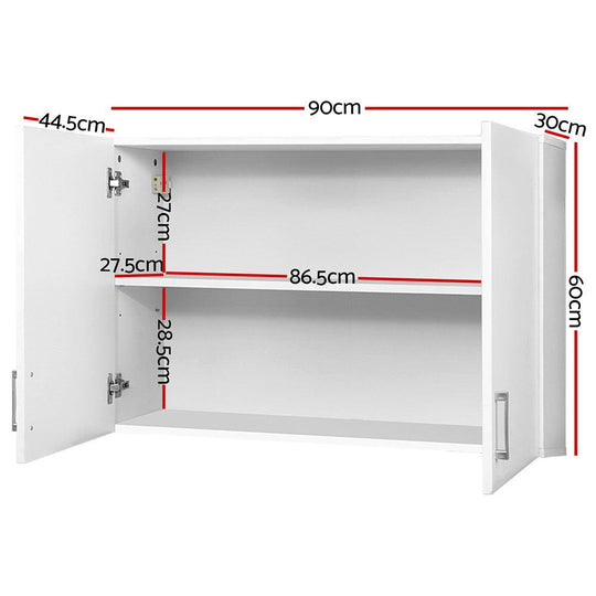 Buy Cefito Bathroom Storage Cabinets 900mm Wall Mounted Medicine Cabinet Cupboard discounted | Products On Sale Australia