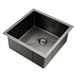 Buy Cefito Kitchen Sink 44X44CM Stainless Steel Basin Single Bowl Laundry Black discounted | Products On Sale Australia