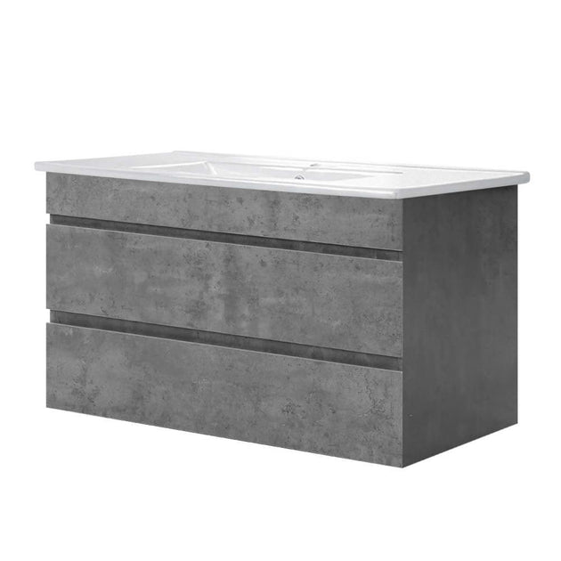 Buy Cefito Vanity Unit 915mm with Basin Grey discounted | Products On Sale Australia