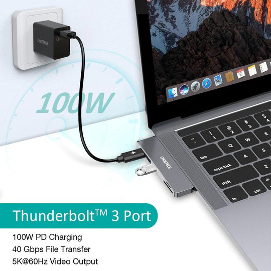 Buy CHOETECH HUB-M14 USB-C 7 in 1 Expand Docking Station Hub for MacBook Pro discounted | Products On Sale Australia