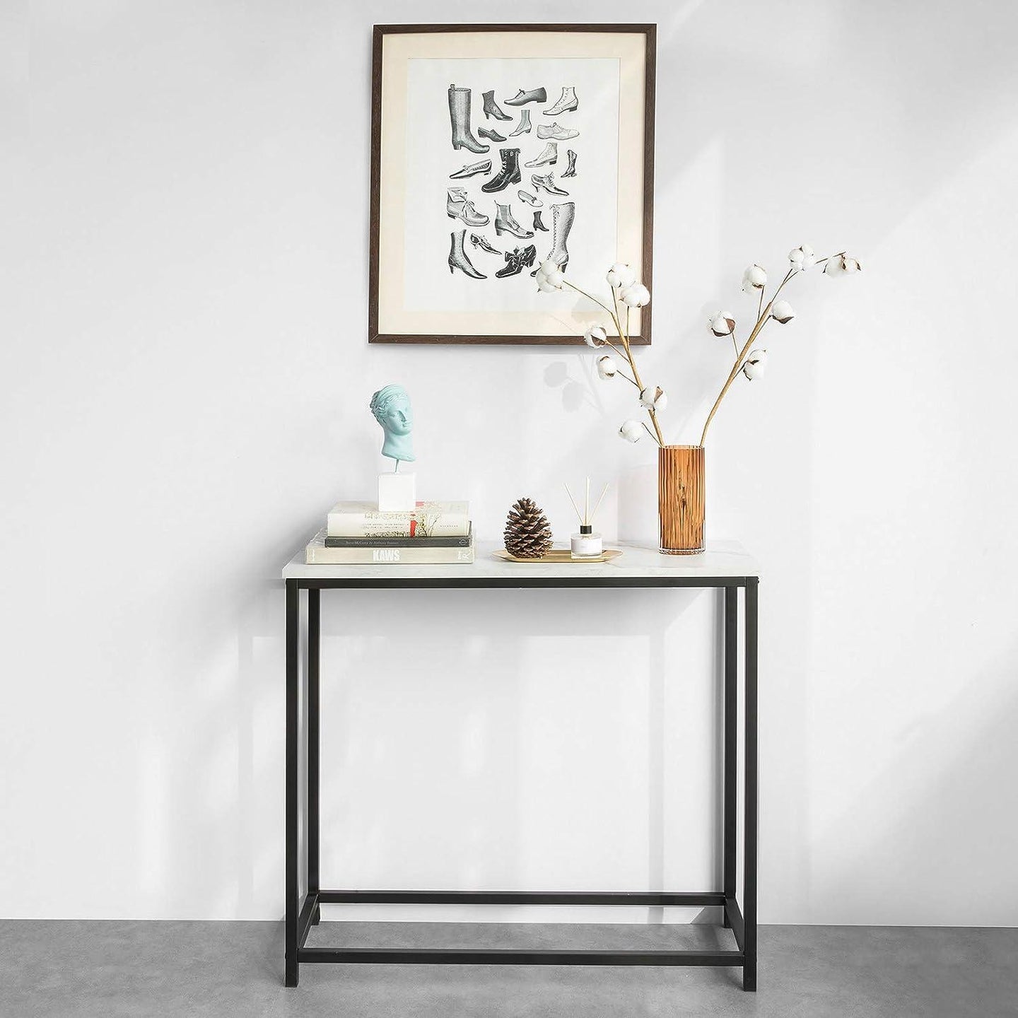 Buy Console Table Metal Frame Hallway Table discounted | Products On Sale Australia