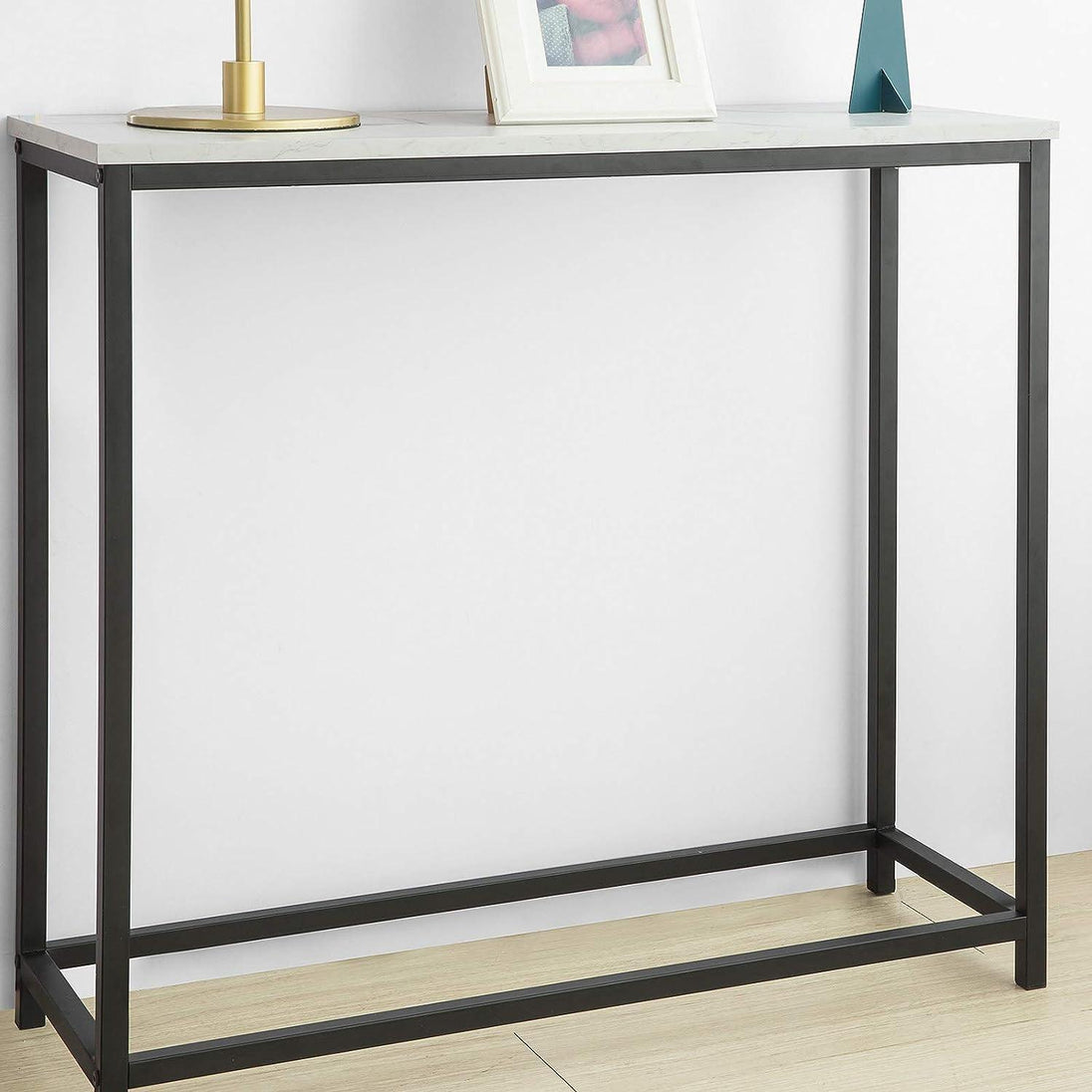 Buy Console Table Metal Frame Hallway Table discounted | Products On Sale Australia