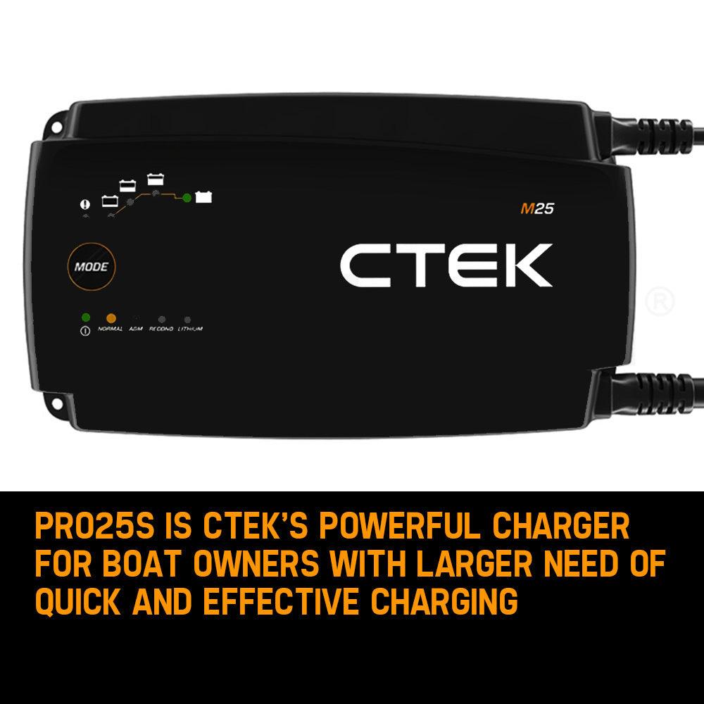 Buy CTEK M25 Marine Boat Smart Battery Charger Lithium Mode AGM 12v CTEK-40-199 discounted | Products On Sale Australia