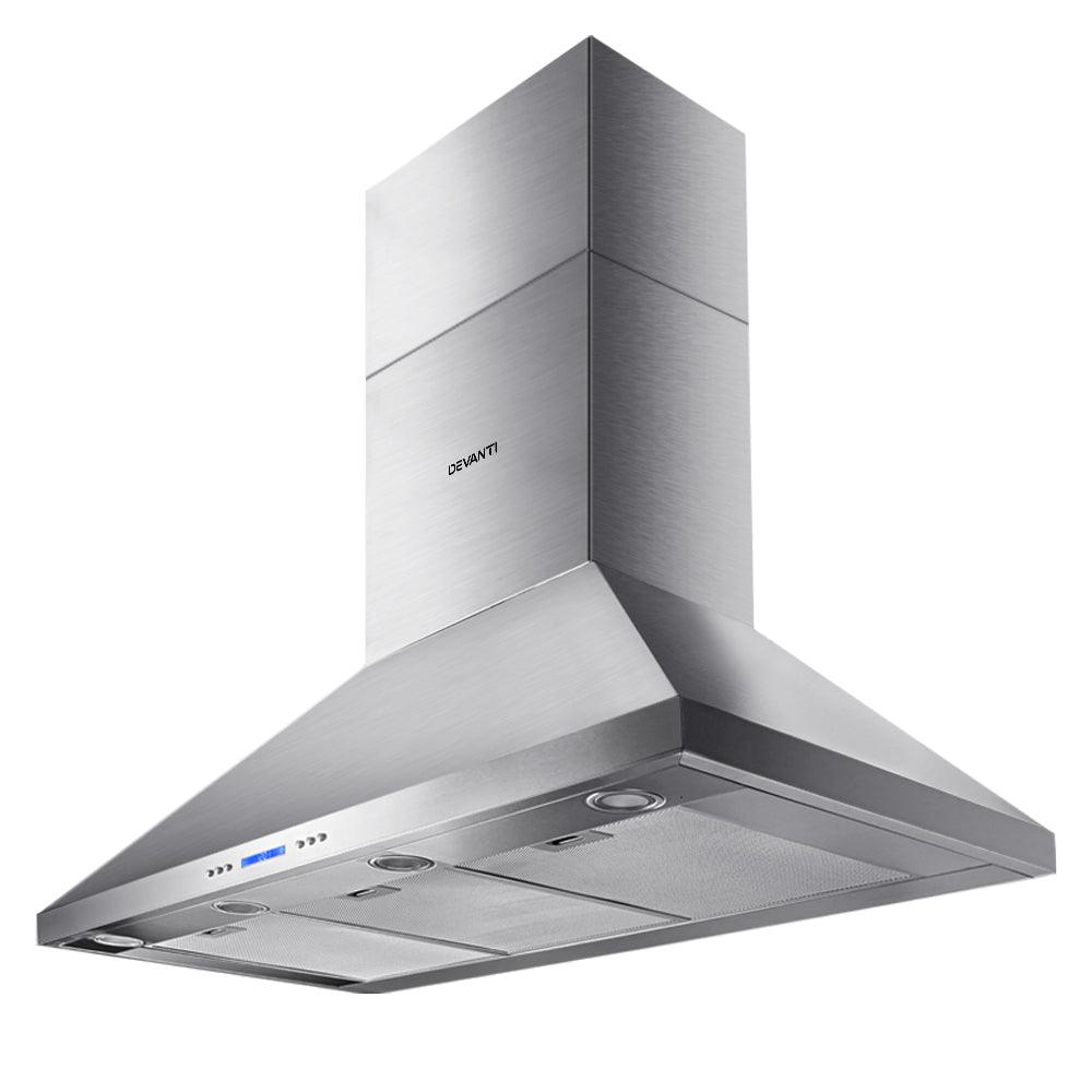 Buy Devanti 1200mm Range Hood 120cm BBQ Commercial Rangehood discounted | Products On Sale Australia