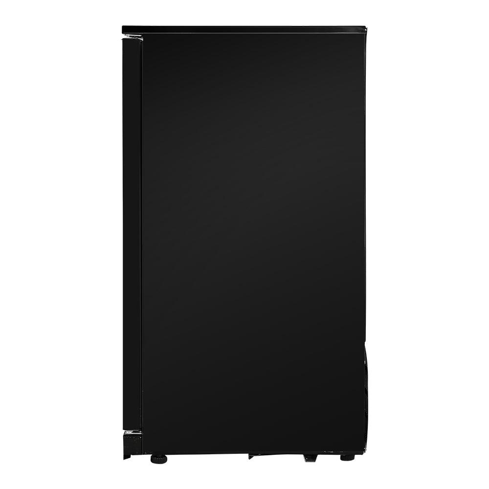 Buy Devanti 198L Bar Fridge Dual Glass Door w/Light Black discounted | Products On Sale Australia