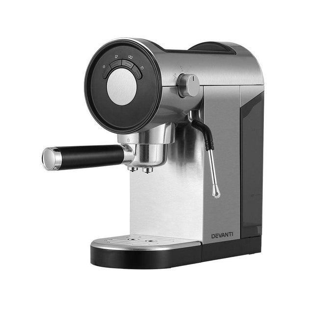 Buy Devanti 20 Bar Coffee Machine Espresso Cafe Maker discounted | Products On Sale Australia