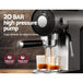 Buy Devanti 20 Bar Coffee Machine Espresso Cafe Maker discounted | Products On Sale Australia