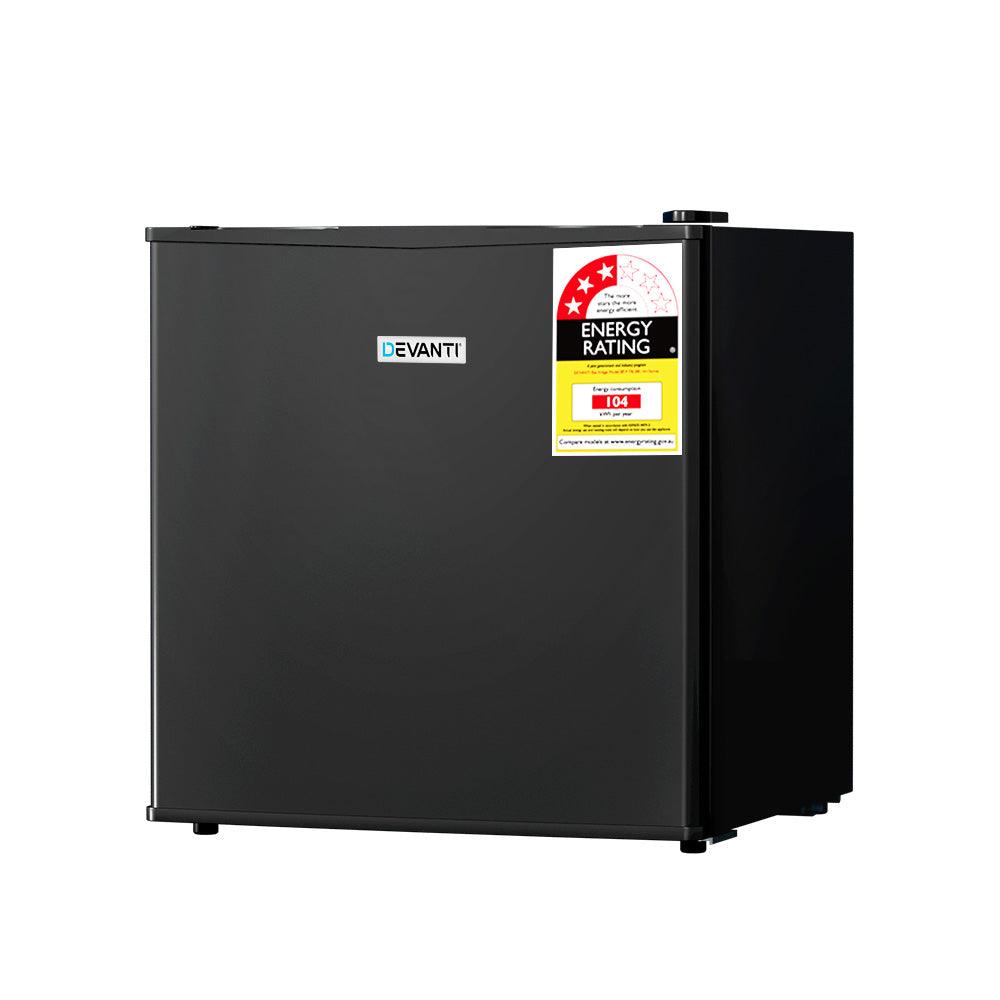 Buy Devanti 48L Bar Fridge Black discounted | Products On Sale Australia