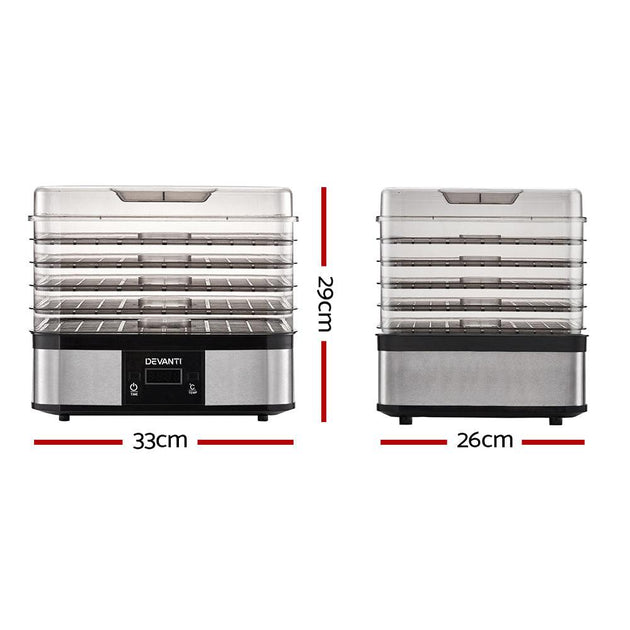 Buy Devanti 5 Trays Food Dehydrator discounted | Products On Sale Australia