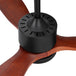 Buy Devanti 52'' Ceiling Fan AC Motor 3 Blades w/Light - Dark Wood discounted | Products On Sale Australia