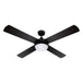 Buy Devanti 52'' Ceiling Fan AC Motor w/Light w/Remote - Black discounted | Products On Sale Australia