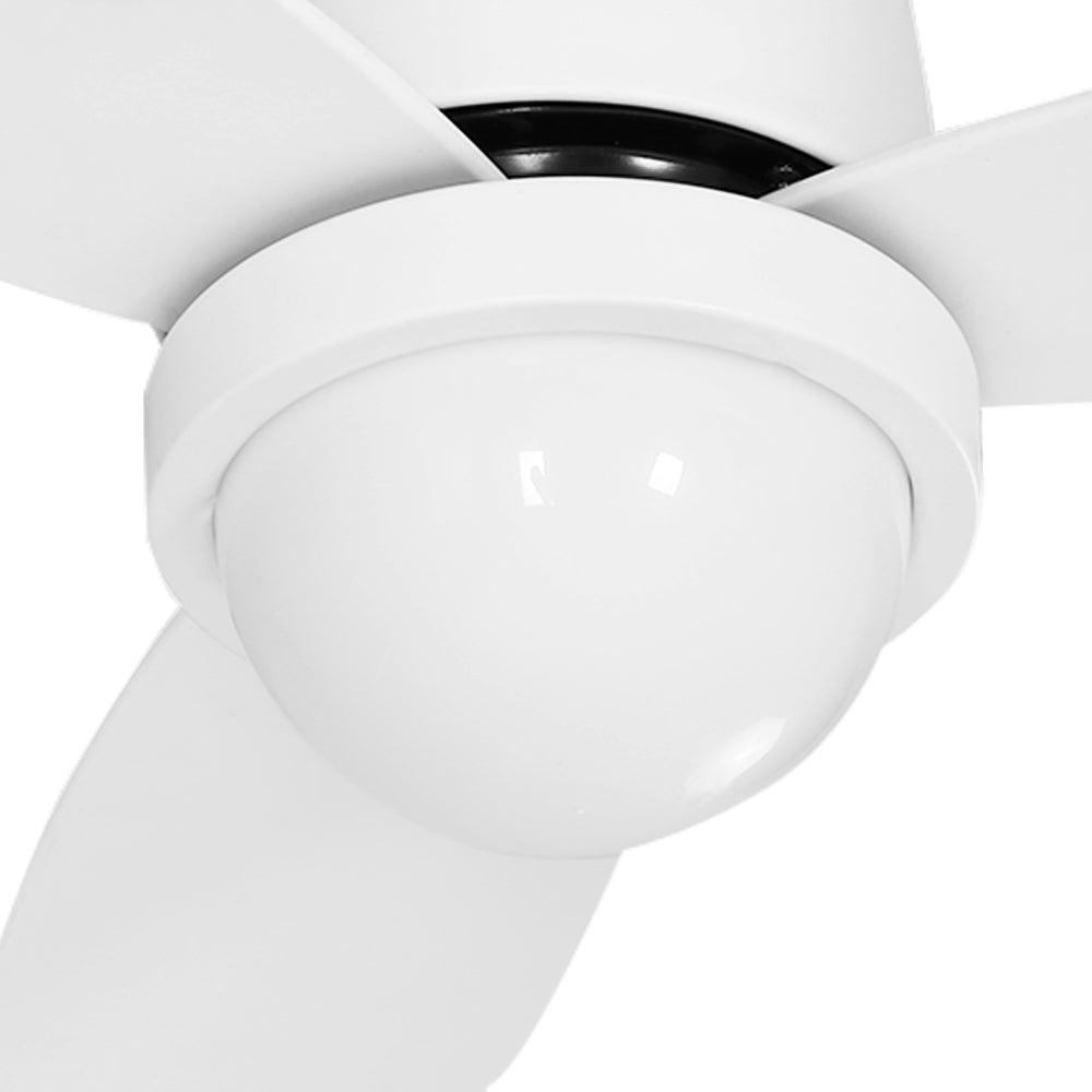 Buy Devanti 52'' Ceiling Fan DC Motor LED Light Remote Control - White discounted | Products On Sale Australia