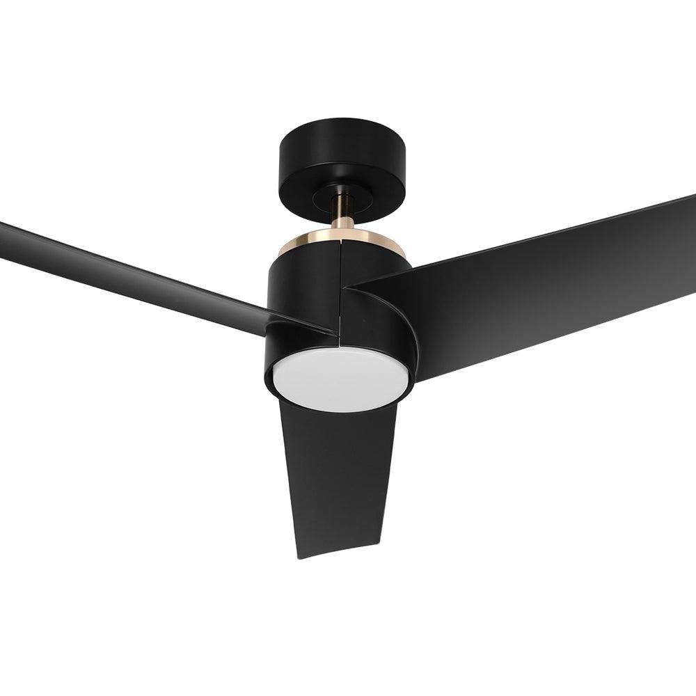 Buy Devanti 52'' Ceiling Fan DC Motor w/Light w/Remote - Black discounted | Products On Sale Australia