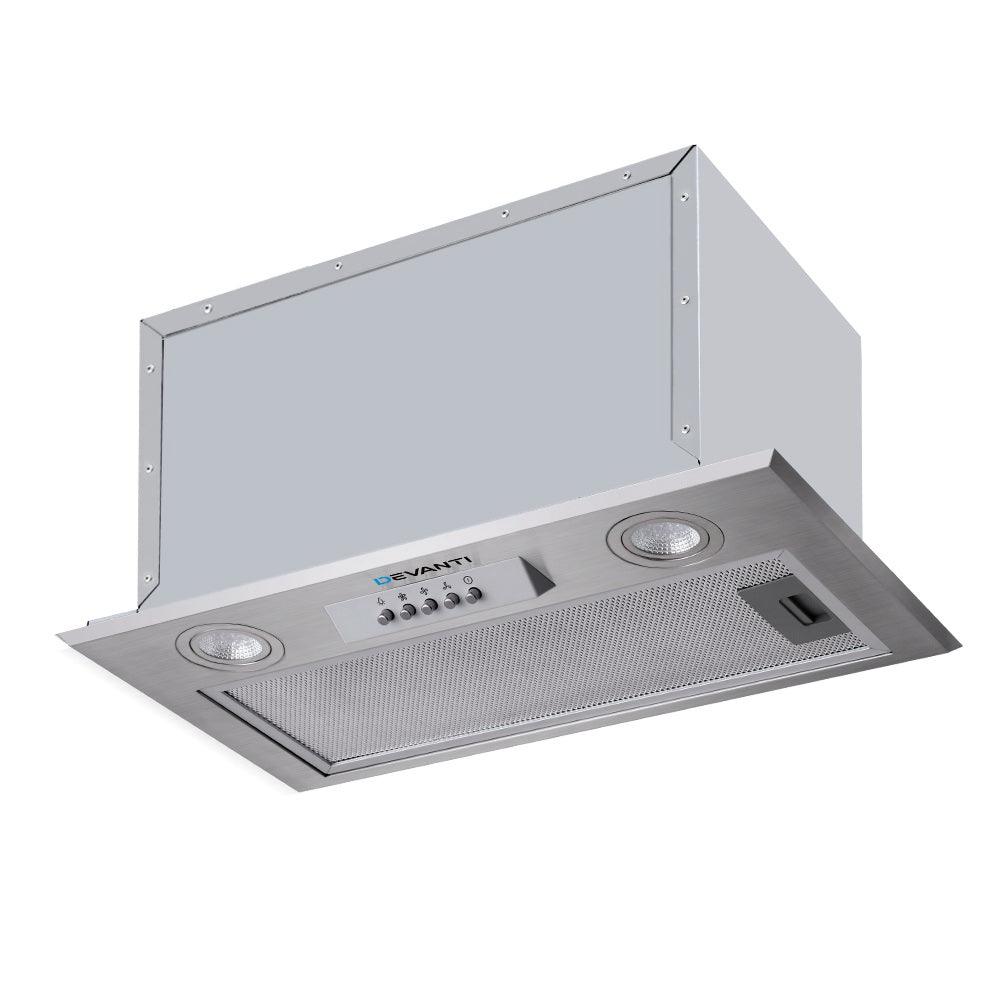 Buy Devanti 520mm Range Hood 52cm Rangehood Stainless Steel discounted | Products On Sale Australia