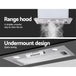 Buy Devanti 520mm Range Hood 52cm Rangehood Stainless Steel discounted | Products On Sale Australia