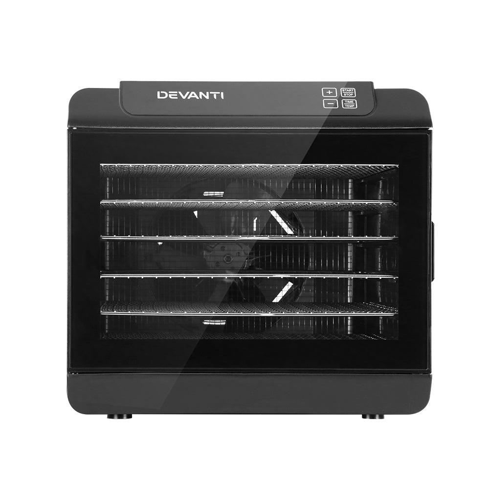 Buy Devanti 6 Trays Food Dehydrator Stainless Steel Tray discounted | Products On Sale Australia