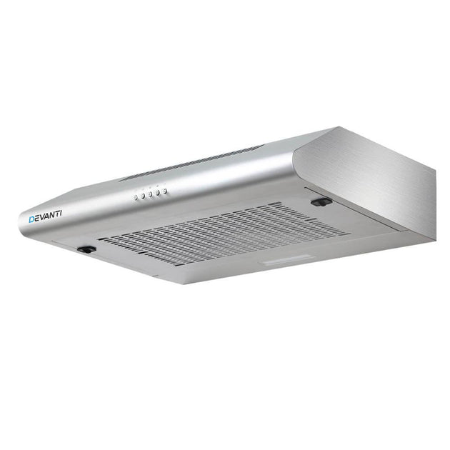 Buy Devanti 600mm Range Hood 60cm Rangehood Stainless Steel discounted | Products On Sale Australia