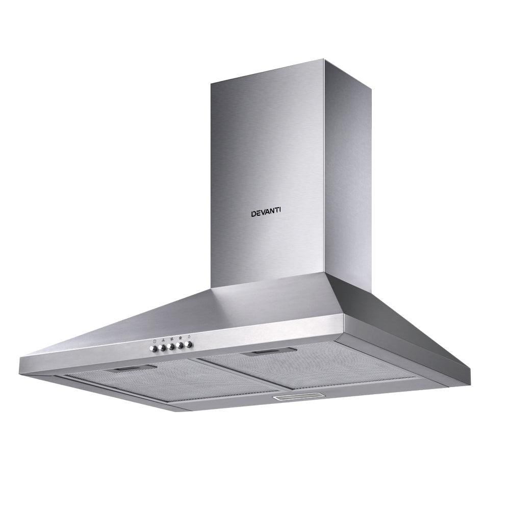 Buy Devanti 600mm Range Hood 60cm Rangehood Stainless Steel discounted | Products On Sale Australia