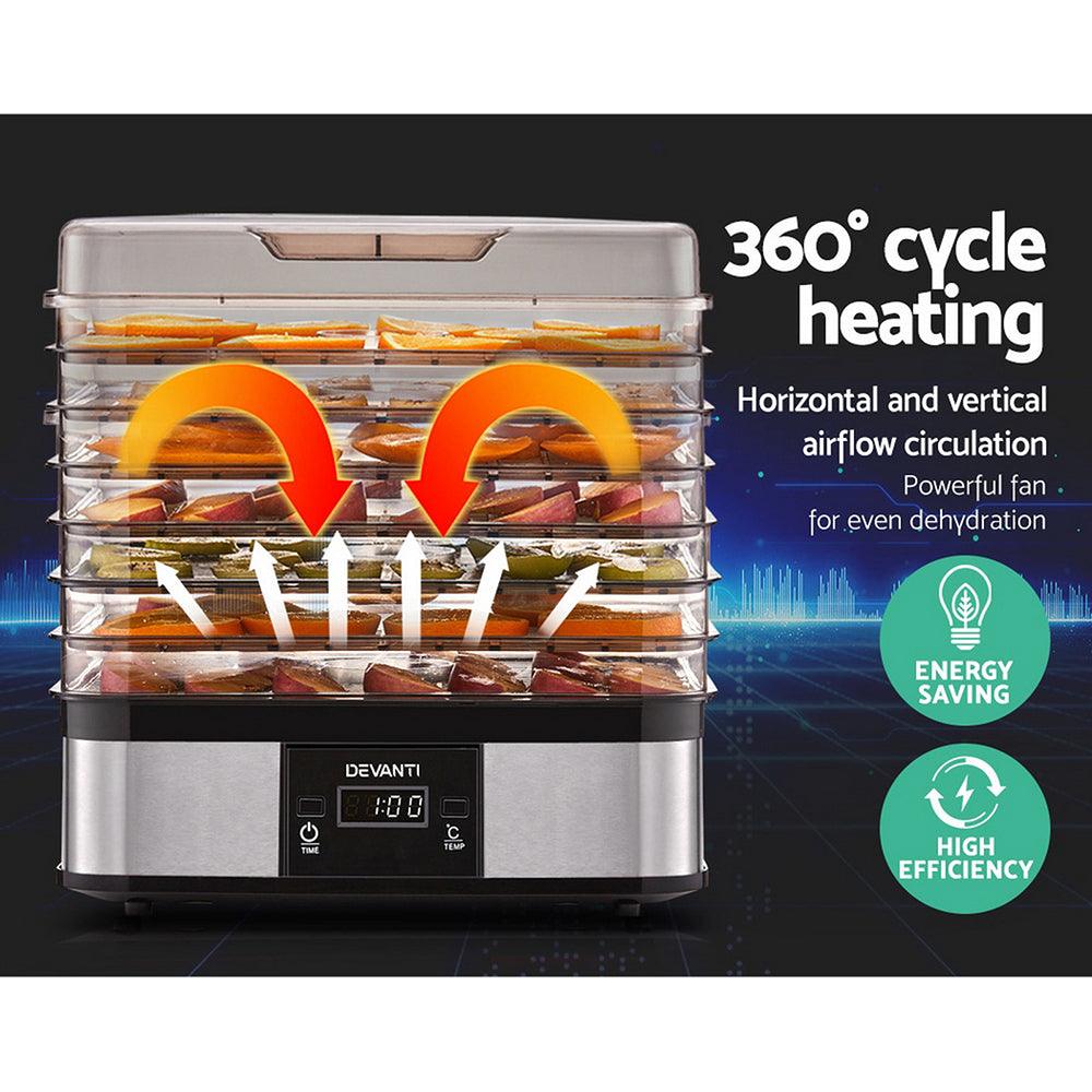 Buy Devanti 7 Trays Food Dehydrator discounted | Products On Sale Australia