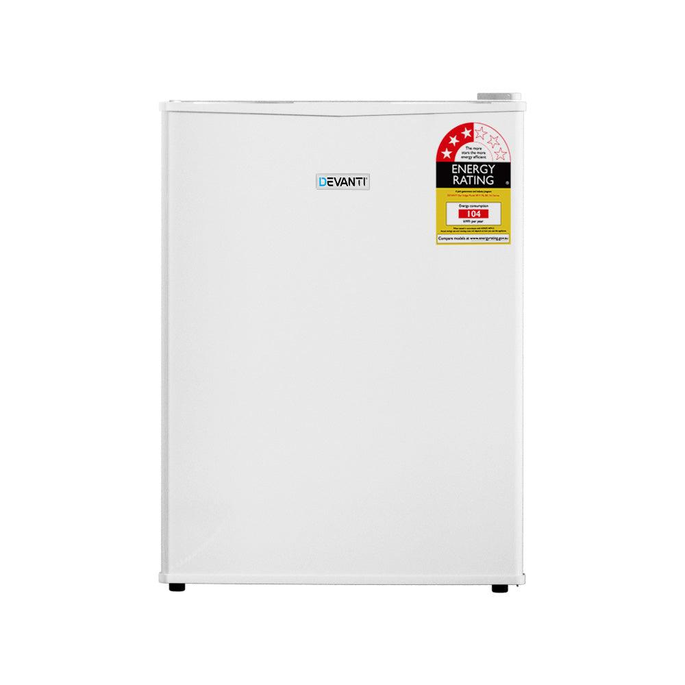 Buy Devanti 70L Portable Mini Bar Fridge - White discounted | Products On Sale Australia