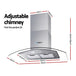 Buy Devanti 900mm Range Hood 90cm Rangehood Glass Canopy discounted | Products On Sale Australia