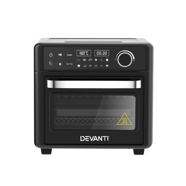 Buy Devanti Air Fryer 15L LCD Fryers Oven discounted | Products On Sale Australia