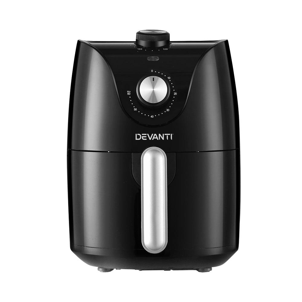 Buy Devanti Air Fryer 2.5L Knob Fryers discounted | Products On Sale Australia