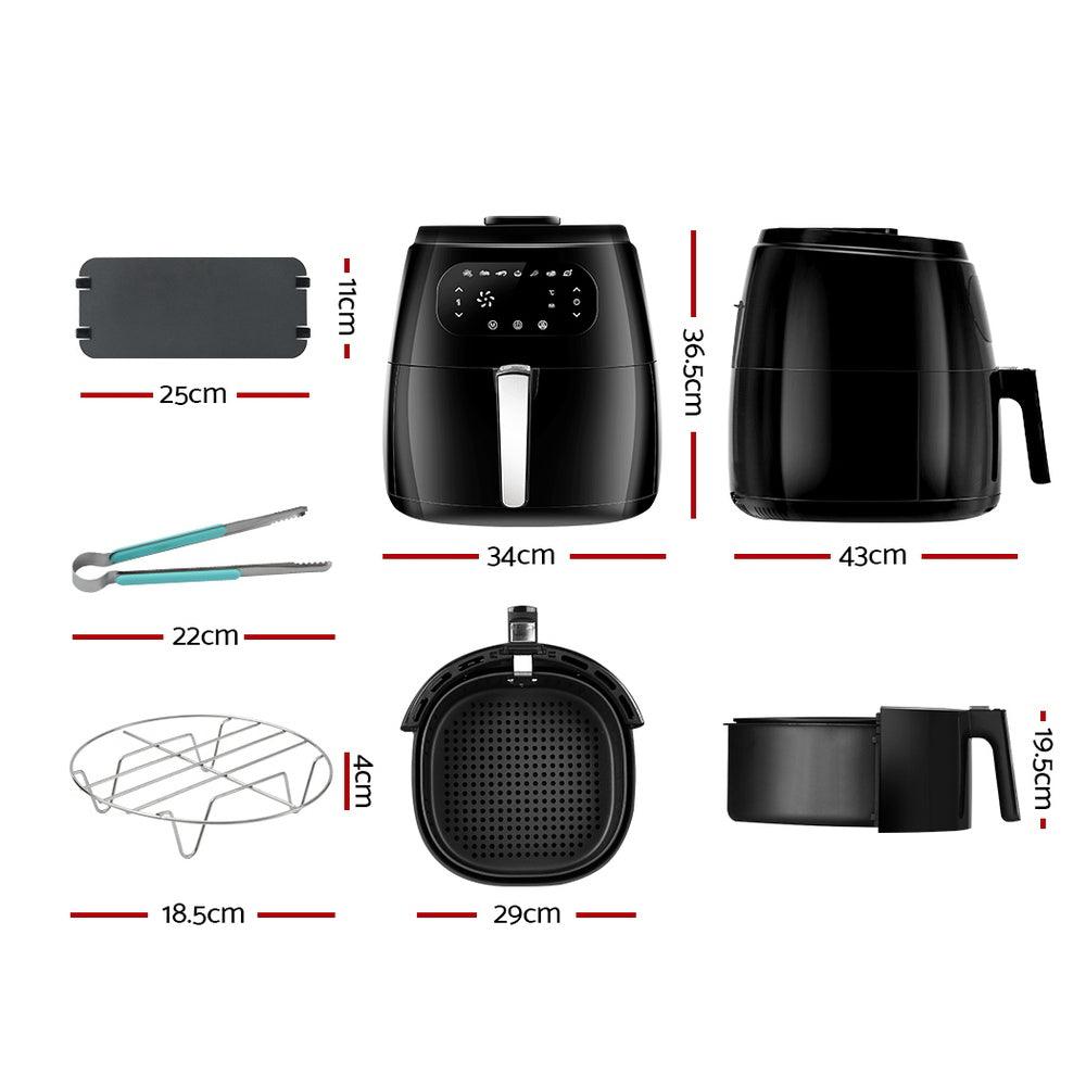 Buy Devanti Air Fryer 8.5L LCD Fryers discounted | Products On Sale Australia